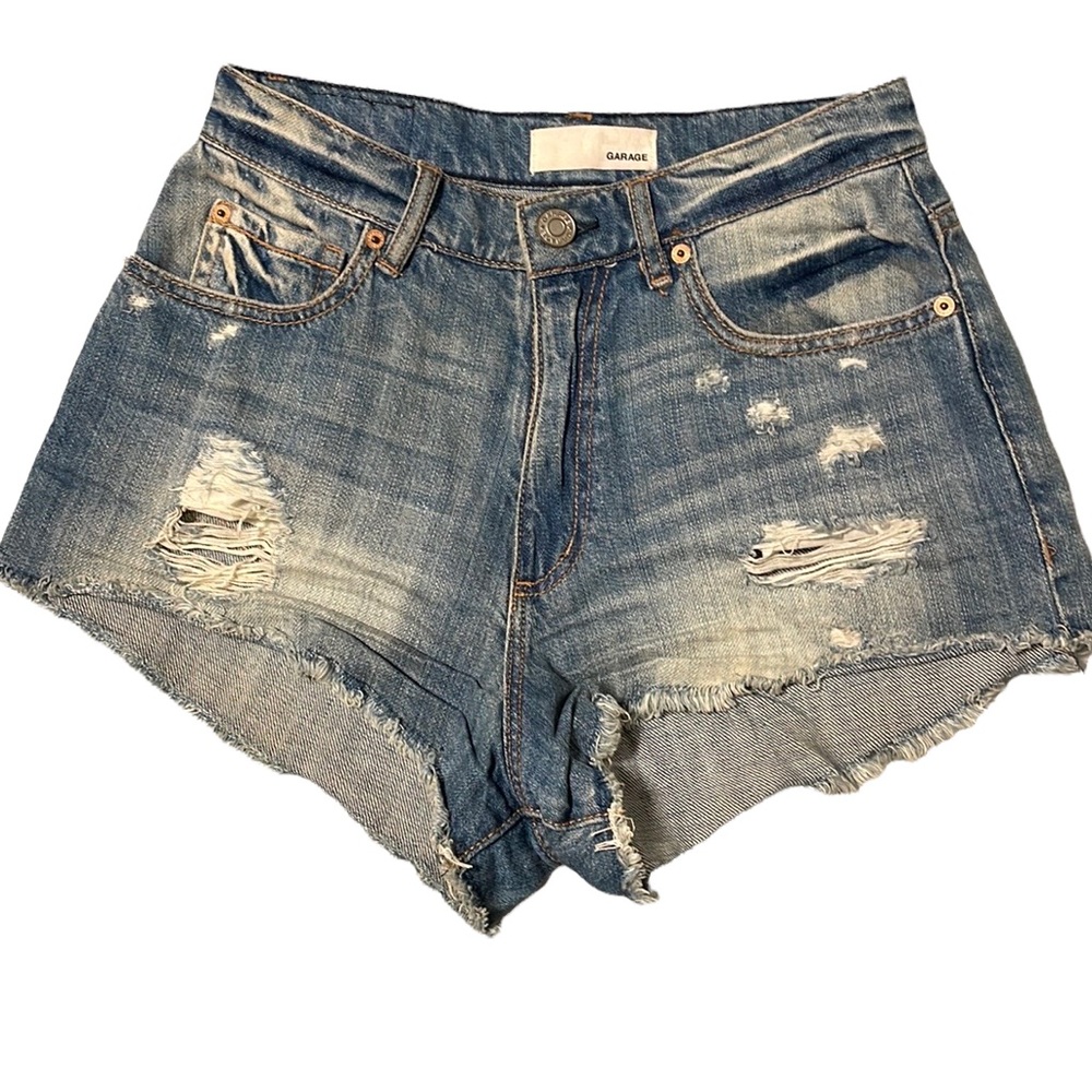🌟5 for $25🌟 High Waisted Denim Cutoff Festival Shorts from Garage